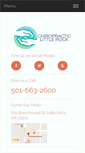 Mobile Screenshot of chiropracticlittlerock.com